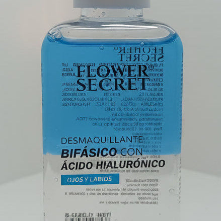 Desmaquillante Bifásico con Ácido Hialurónico - Flower Secret