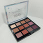 Paleta Oscura Flower Secret: 12 sombras de ojos en tonos cálidos (nudes, cobres, terracota, ciruela y marrones)